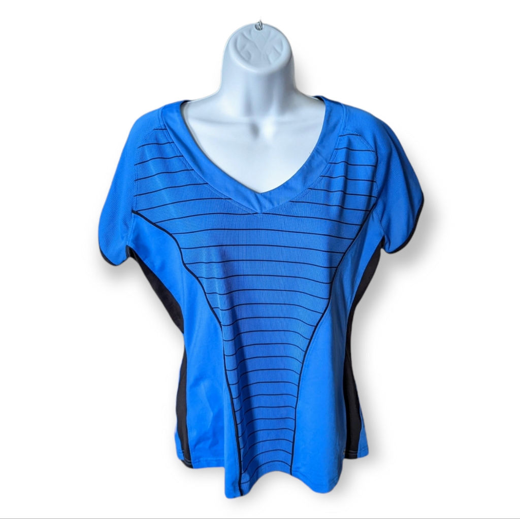 Bolle Blue Fitted Active Shirt Size Large